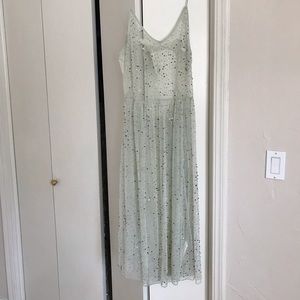 Sheer beaded dress